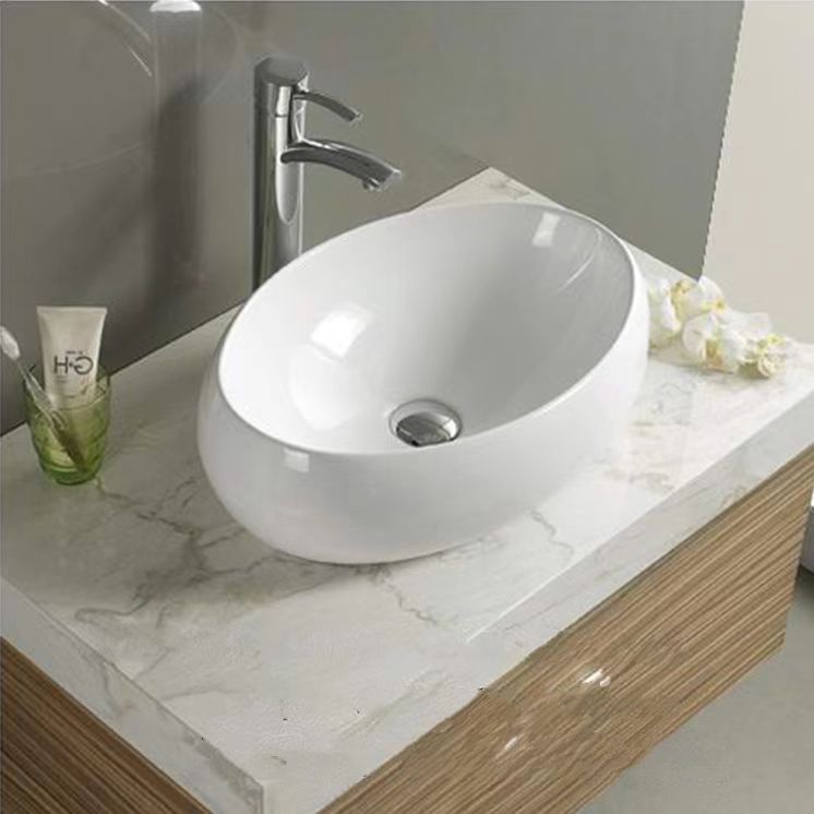 Above Counter Basin 595*420*160 - Matte White