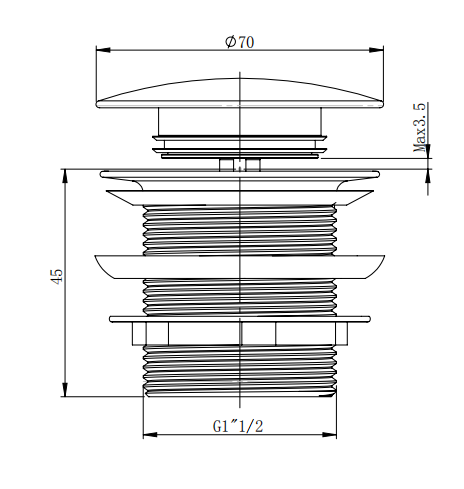 1500*750*690mm Matte White Freestanding Bathtub