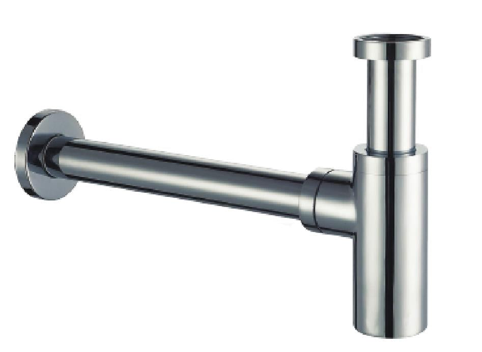 Brass 40mm bottle trap Chrome