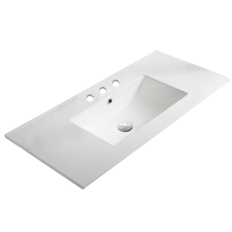 Vanity Ceramic Top with Undermount Basin 610-1510mm