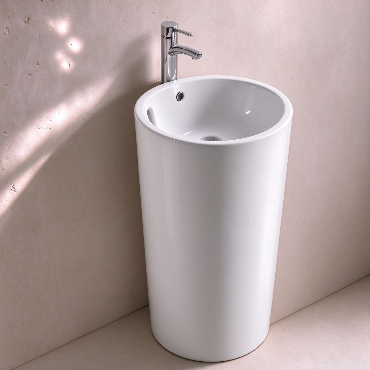 Ceramic Pedestal Basin 460*460*830mm