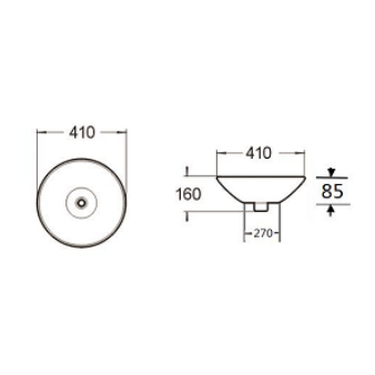 Insert Basin 410*410*160mm