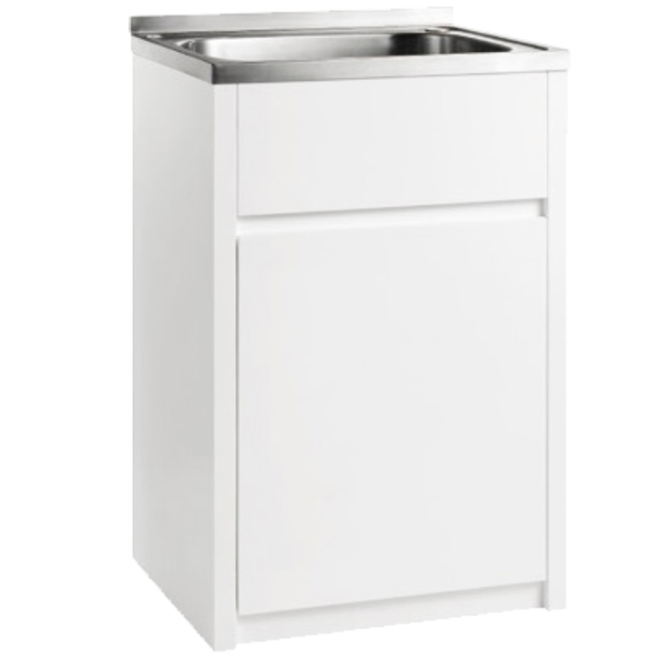 Stainless Laundry Sink with PVC cabinet 385-597mm PPLT390 /455 /600