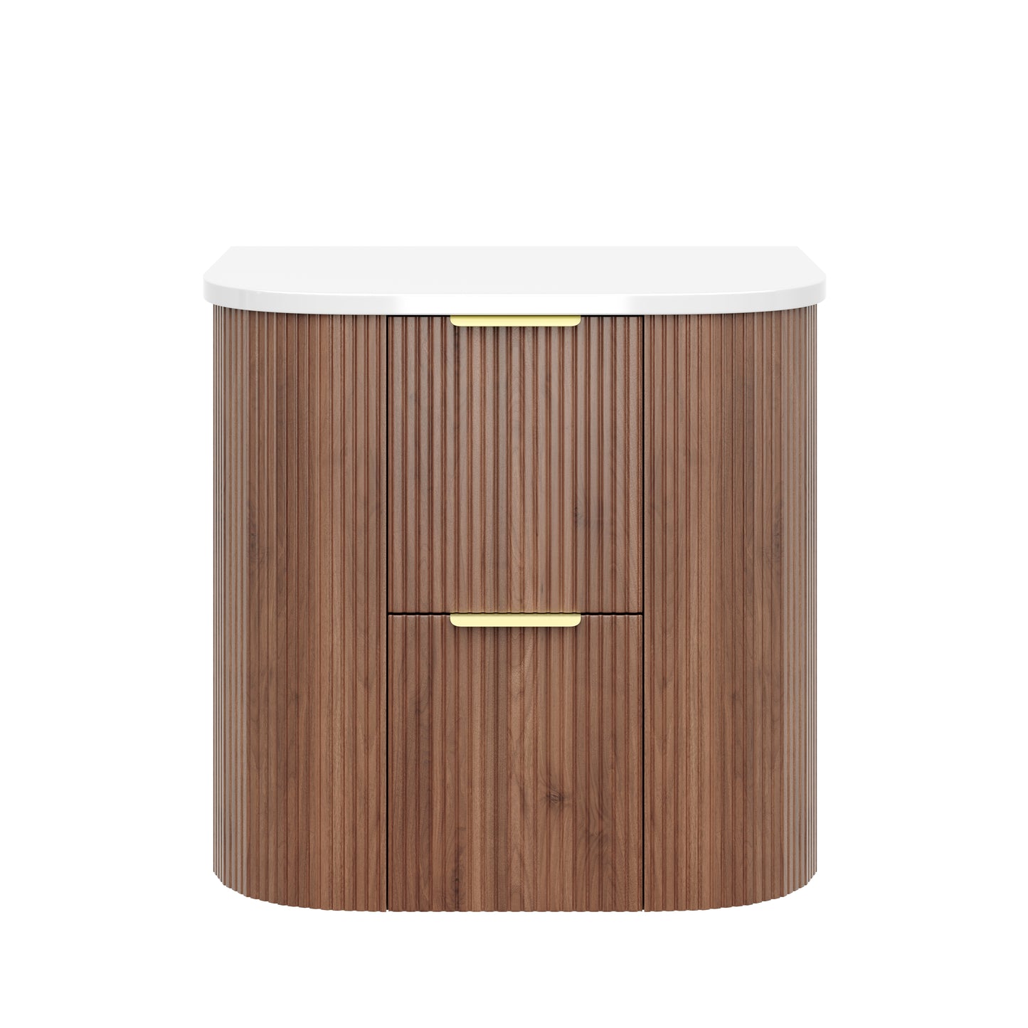 CETO Artis Wall-Hung PVC Curved Cabinet with Soft-Close Drawers 600/750/900/1200/1500