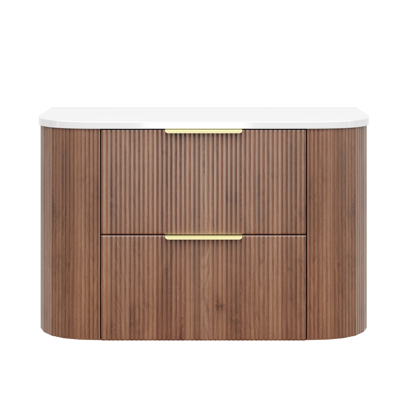 CETO Artis Wall-Hung PVC Curved Cabinet with Soft-Close Drawers 600/750/900/1200/1500