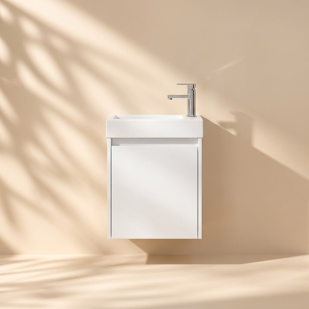 PVC Slimline Floating Vanity 450*250*530mm