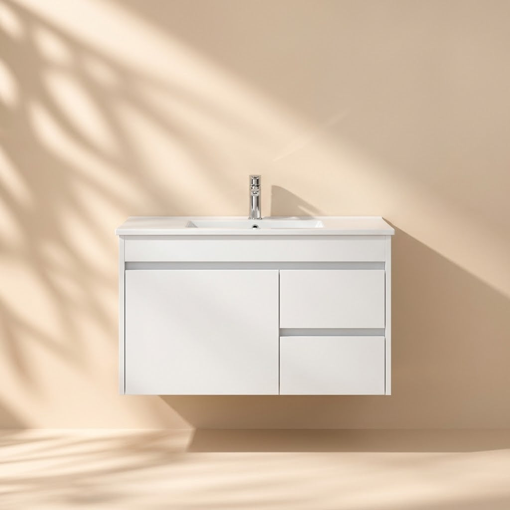 PVC Slimline Floating Vanity 600/750/900mm