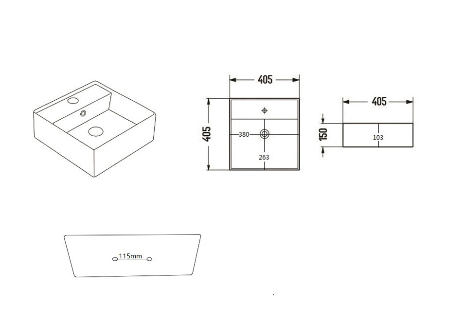 Vessel Sink 380-460mm