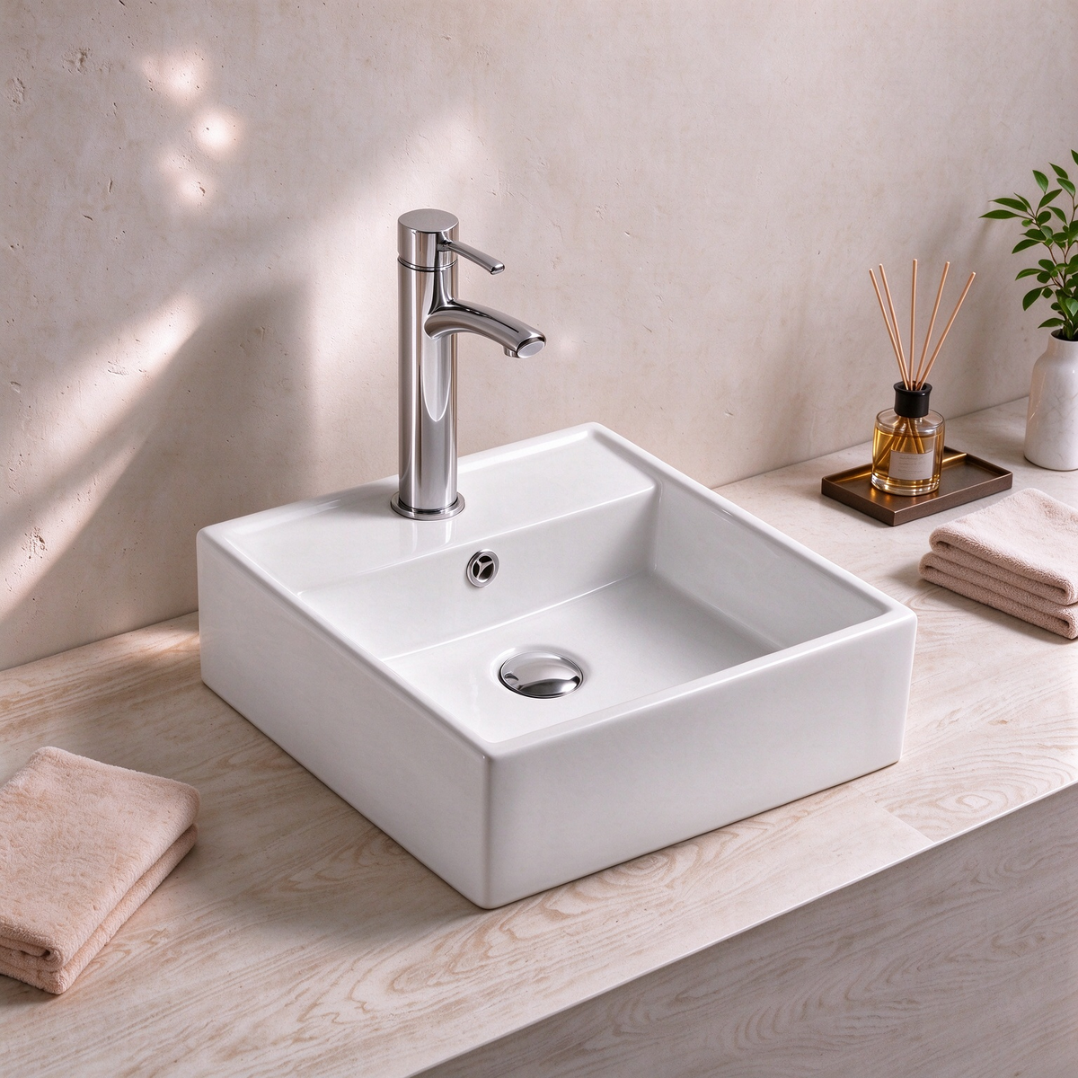 Wall-hung / Above Counter 420*420*155mm