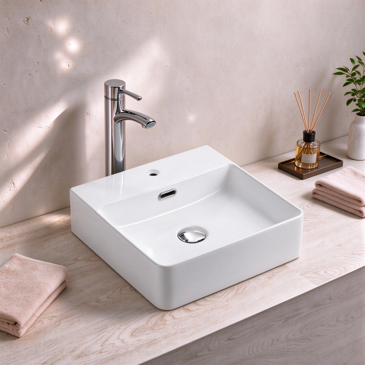 Wall-Mounted Basin 425*425*130mm
