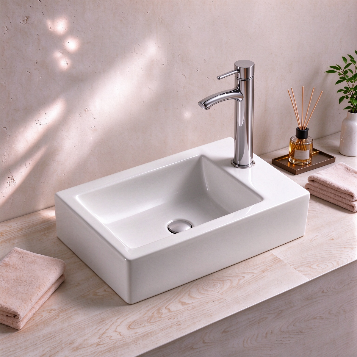 Wall-Hung Basin 457*255*120mm / 500*250*130mm
