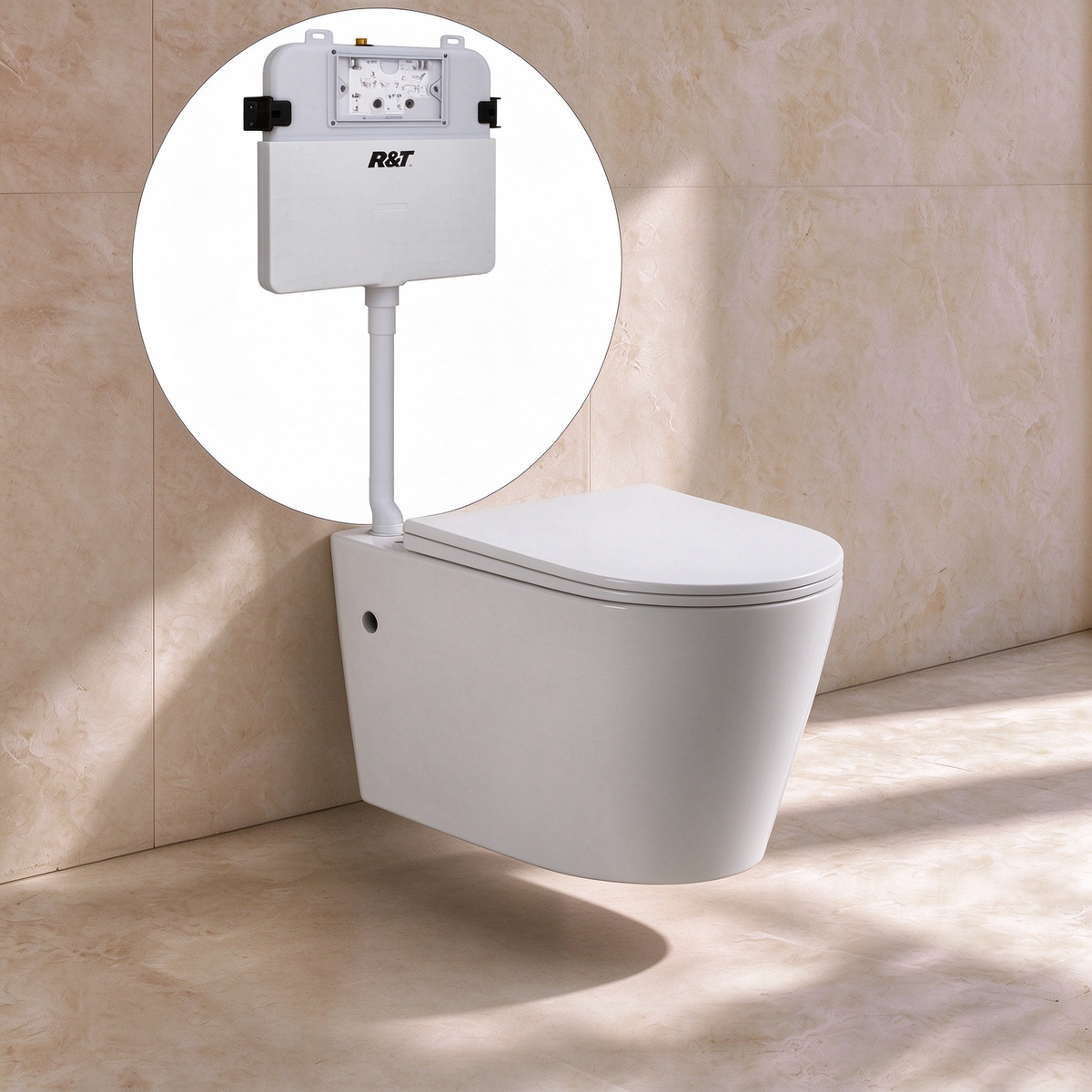 Rainia Concealed Wall-Hung Suite (R&T)