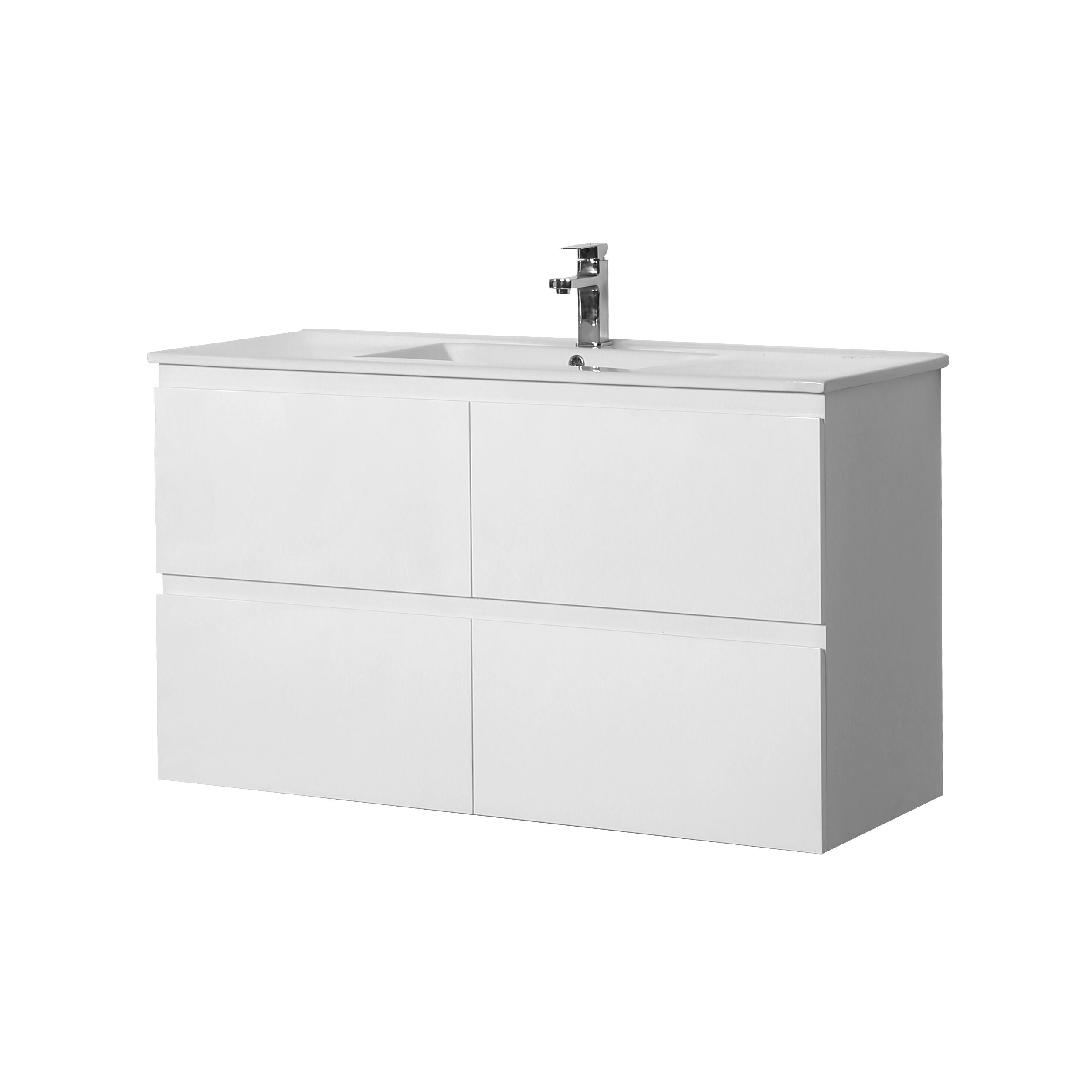 PVC Wall-Mounted Basin 590-1500mm