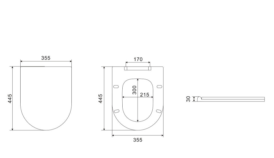 Toilet Cover For KDK022, 026, 107R, 027R, 102, 302R, 600