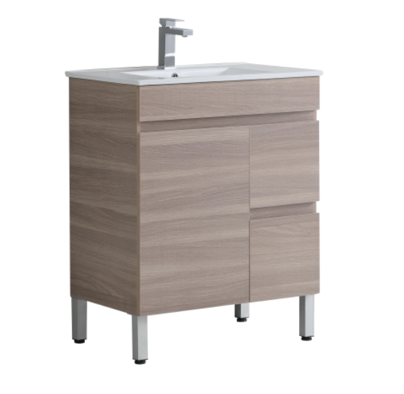 Slim Free-Standing PVC Vanity 450/600/750/900mm