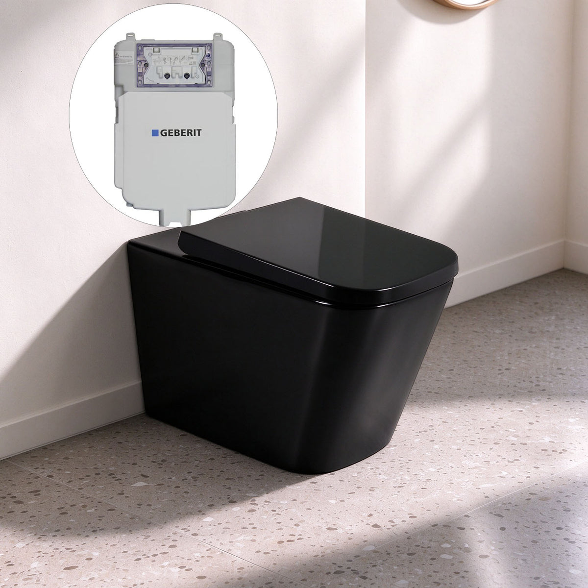 Flux Geberit inwall floor Toilet Suite