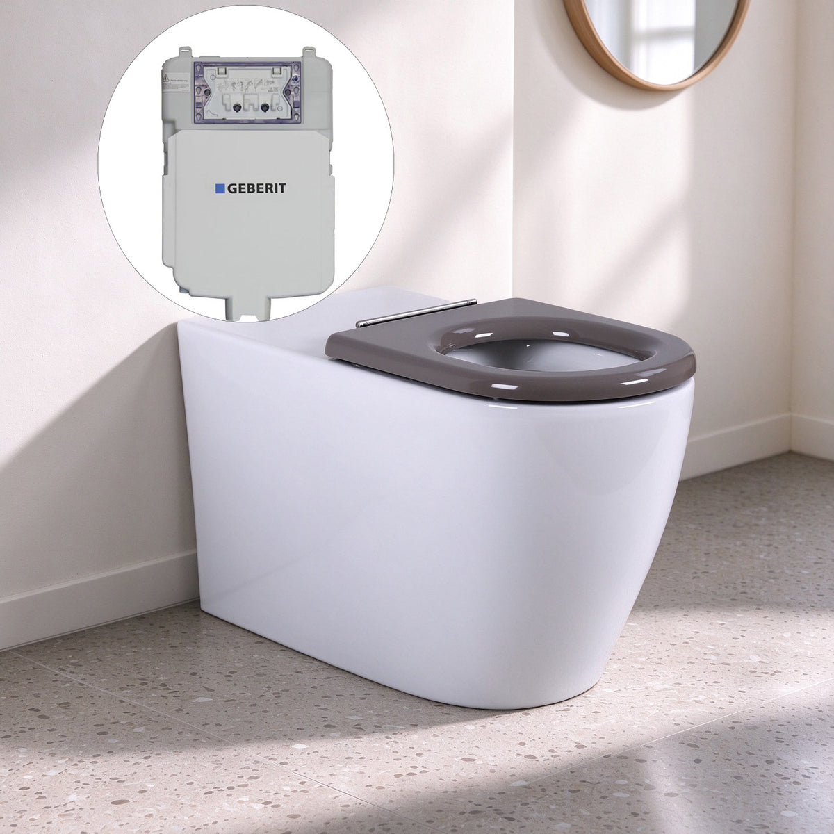 Asta Care Tornado Wall Faced Pan With In-Wall Tank