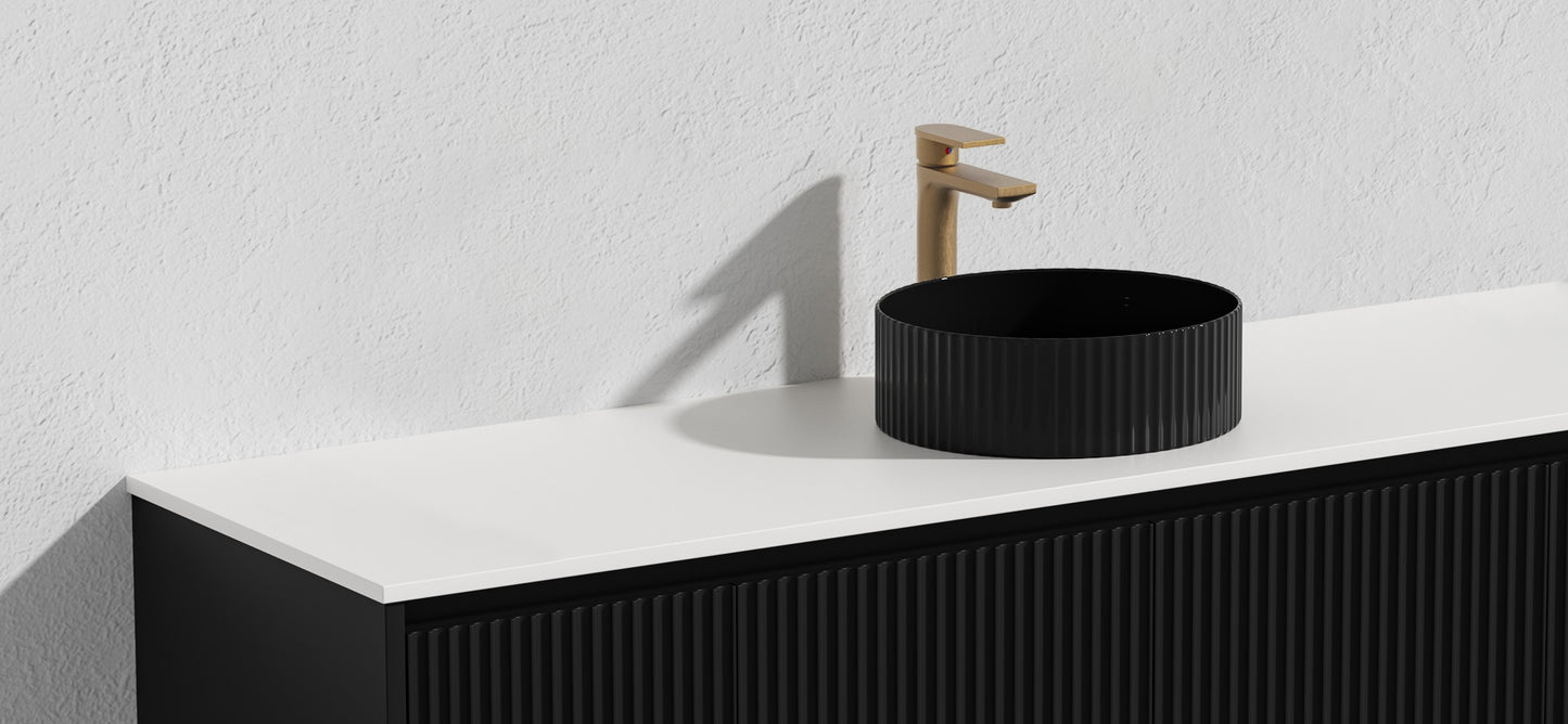 1200*460*500mm PVC Wall hung push open drawer vanity