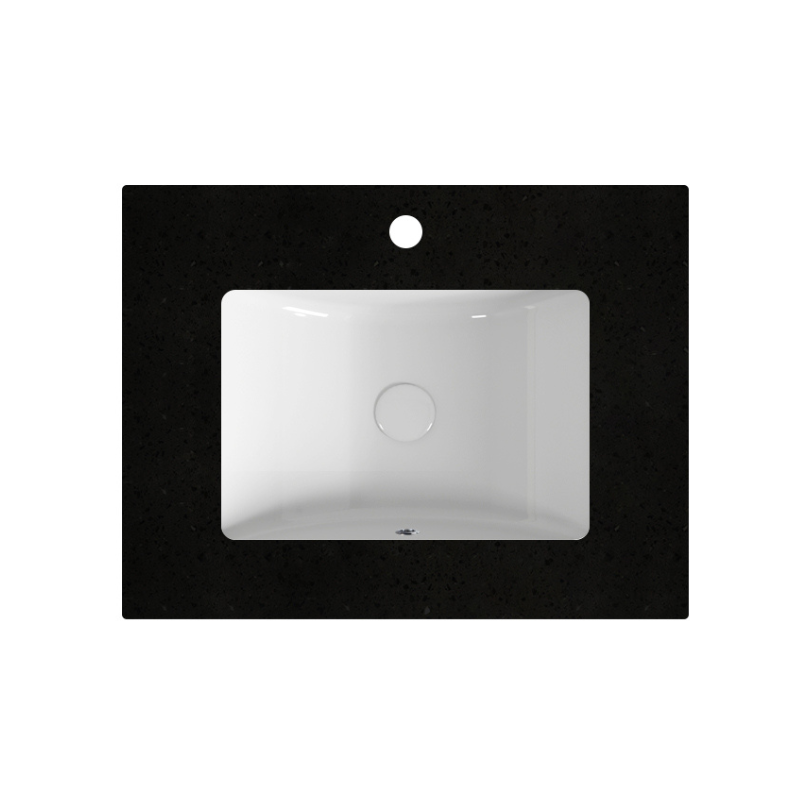 Galaxy Black Stone Top with Undermount Basin 600-1800mm