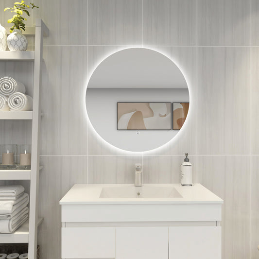 Backlit LED Mirror Smart Touch Free Controls 750*750mm UL750BM