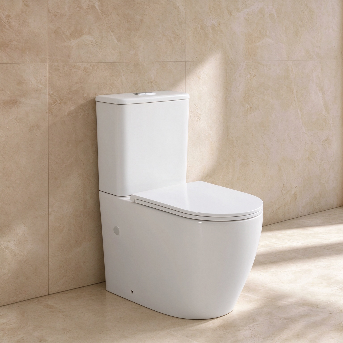 Nova Tornado Flush BTWl Rimless Toilet Suite 655*385*840mm