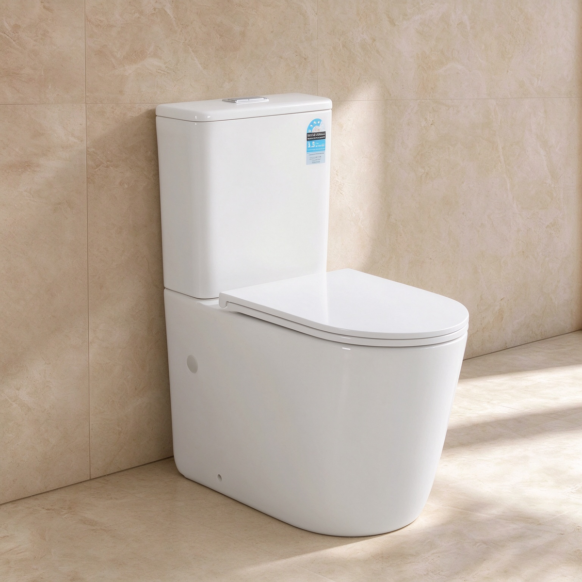Mira Tornado Rimless Toilet Suite 655*385*835mm