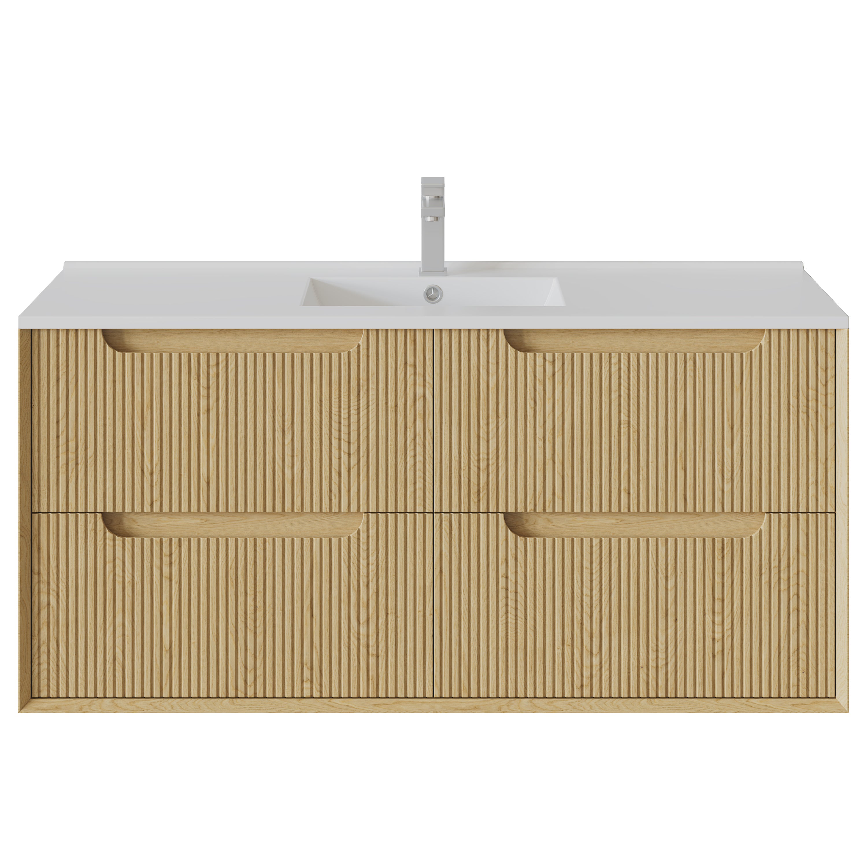 Brooklyn Fluted Wall Hung Vanity 1190*455*550mm