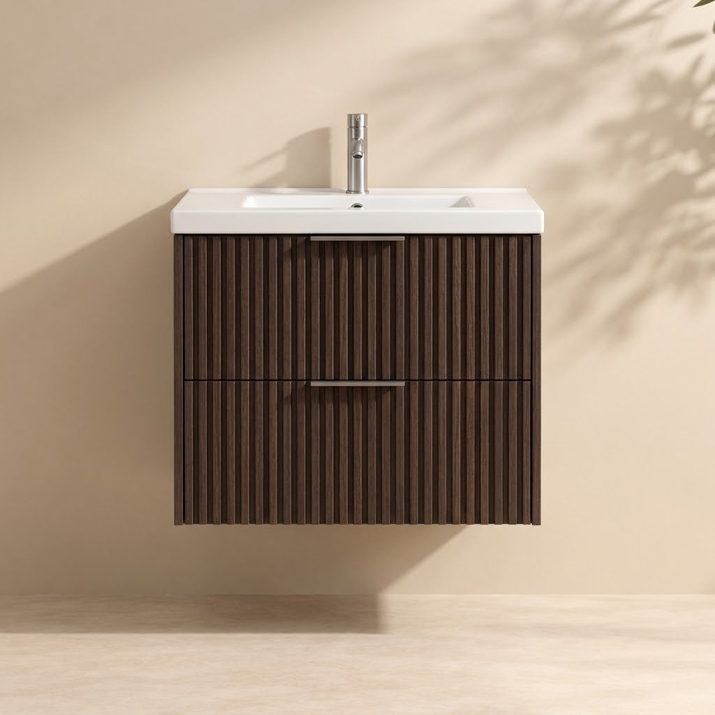 VITO EDINA Fluted Wall Hung Cabinet 355W*520Hmm