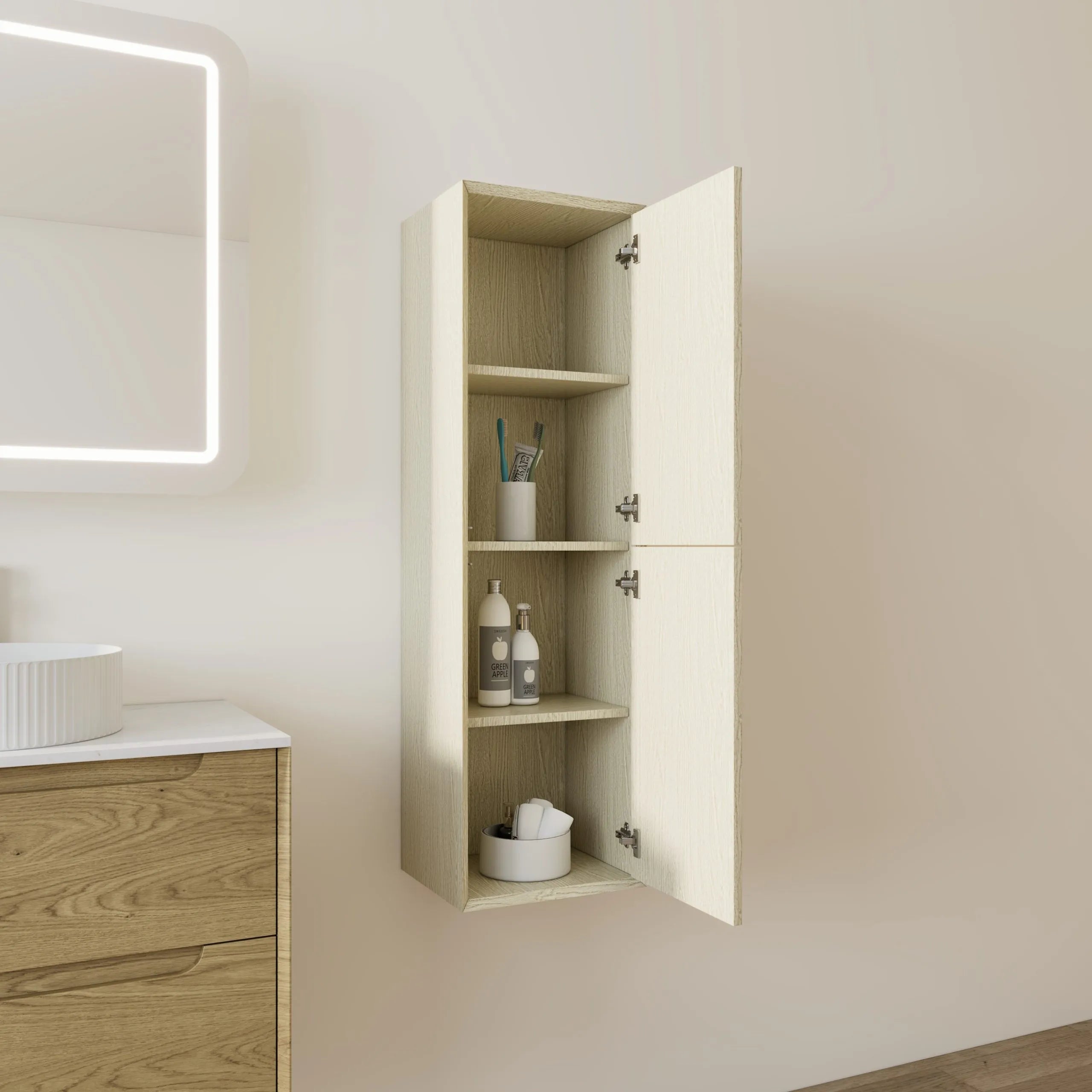 Wall Hung Side Cabinet 350*300*1200mm