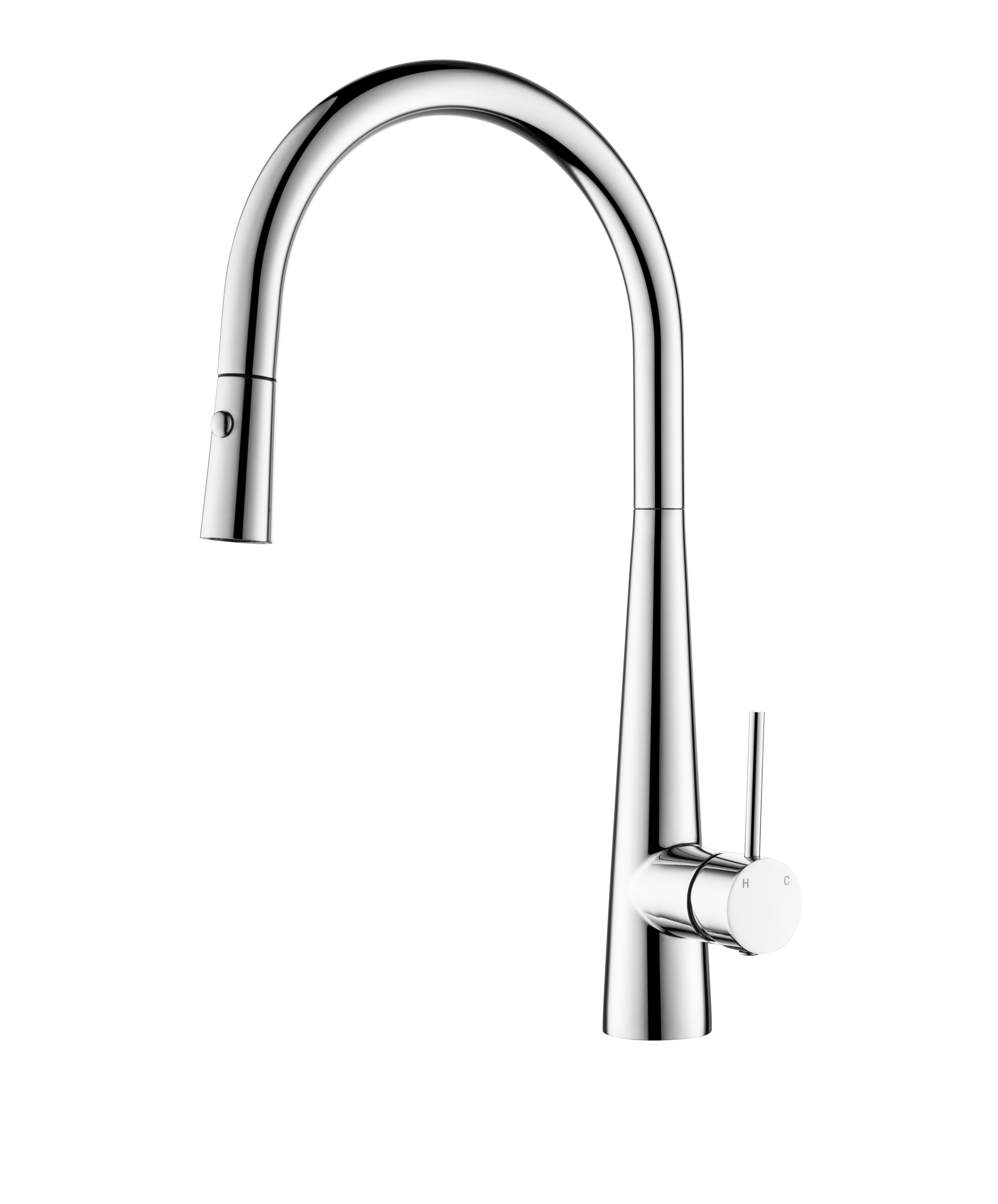 Kitchen Round Pot Pull Mixer Tap 7.5L/Min