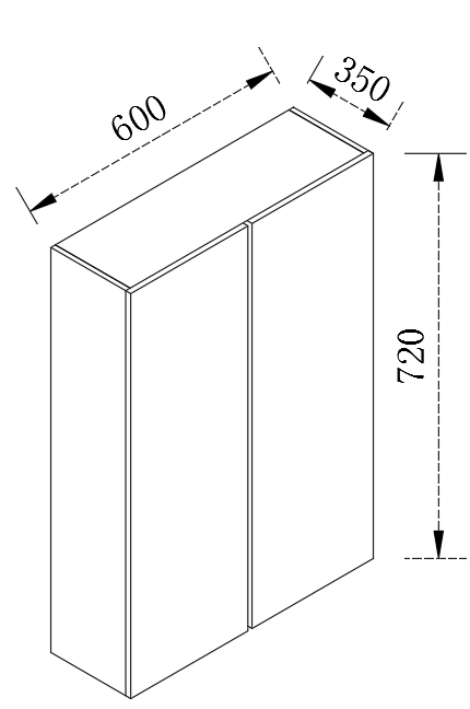 Kitchen Range hook Cabinet 2 Door Cupboard 530/620/630/720mm W600-620-BOX/W600-530-BOX/W600-720-BOX/W600-630-BOX