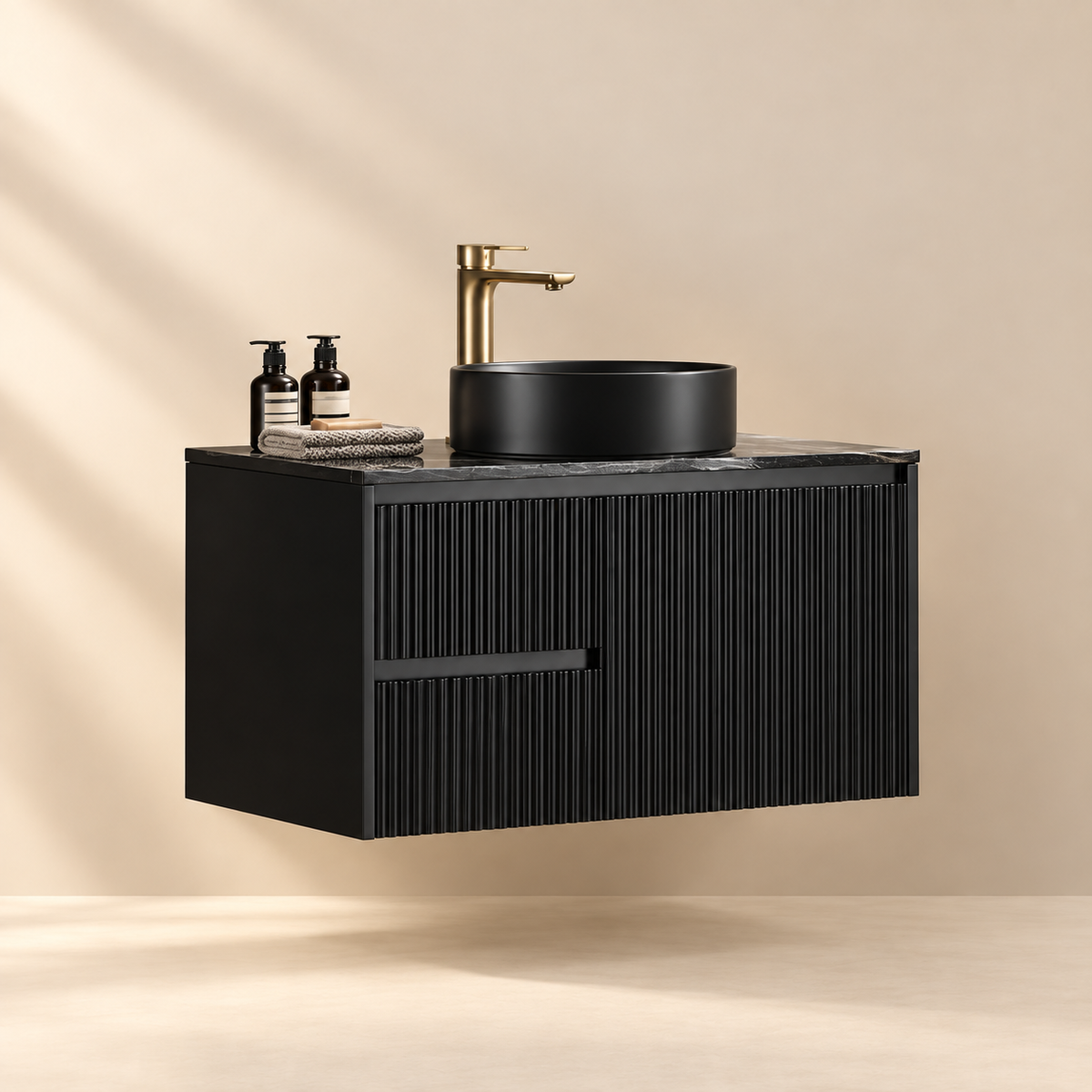 Wyrewood Wall-Mounted Vanity 590-1190mm (Luxern)