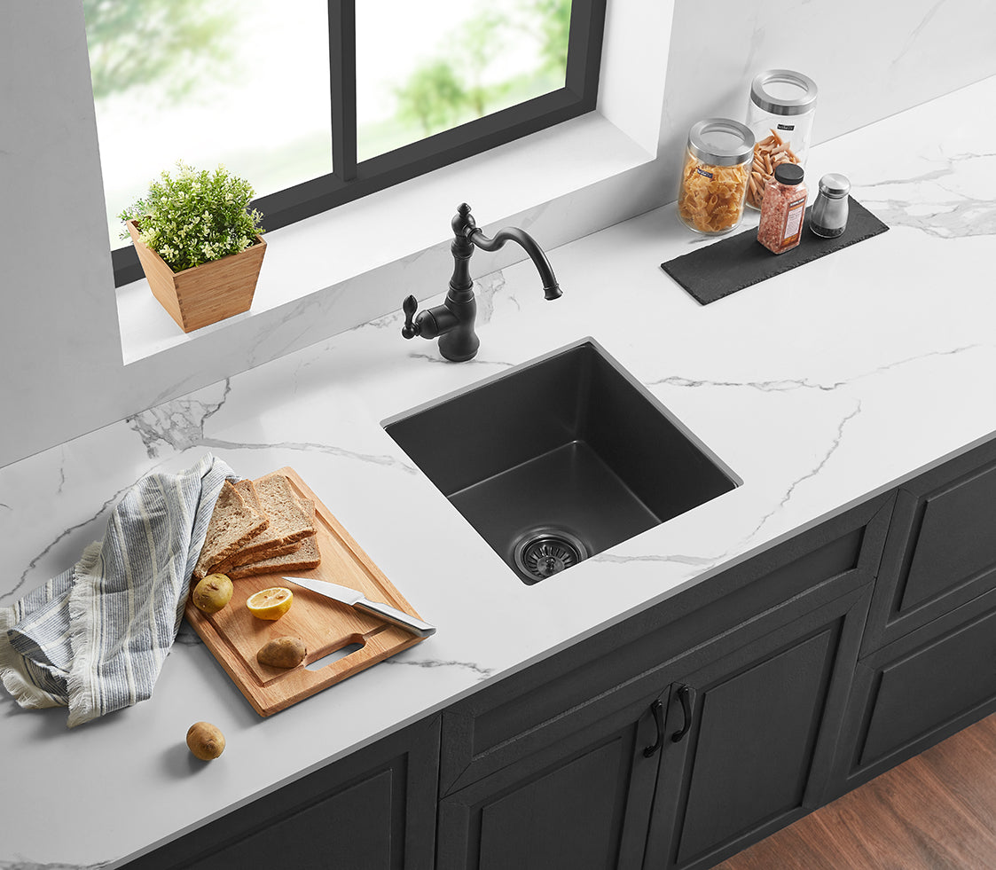Nadia Fireclay Square insert/undermound Sink 457*457*228mm