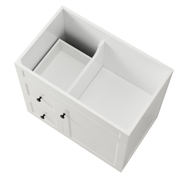 Ashford Floor Vanity 740*455*880mm Matte White