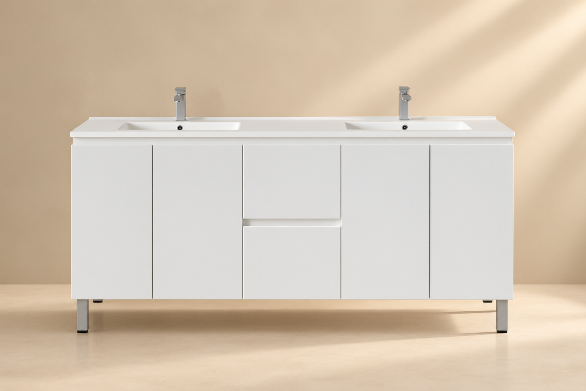 Bathroom Nordic Freestanding Vanity with Legs 1800*460*860mm