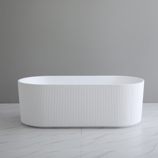 Ally Groove Freestanding Bathtubs 1700*850*580mm AGV1700GW/AGV1700MW/AGV1700MB