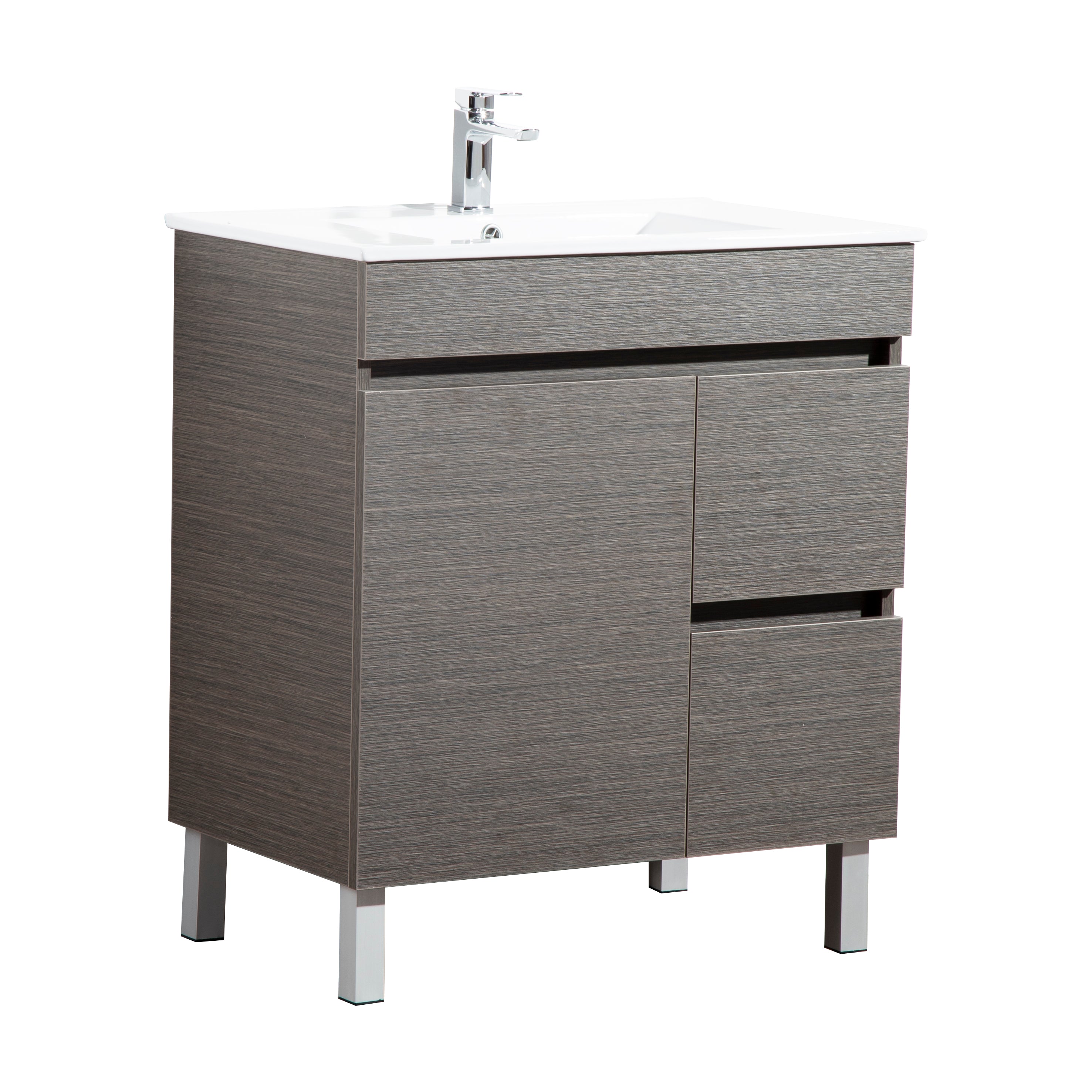 Slim Wall-Mounted Vanity (PVC) 450/600/750/900mm