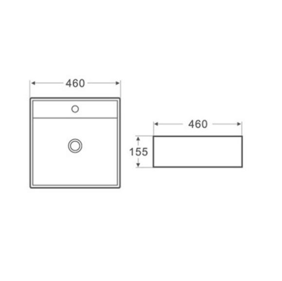Vessel Sink 380-460mm