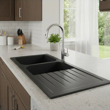 Quartz Top-mount Kitchen Sink 1160*500*225mm