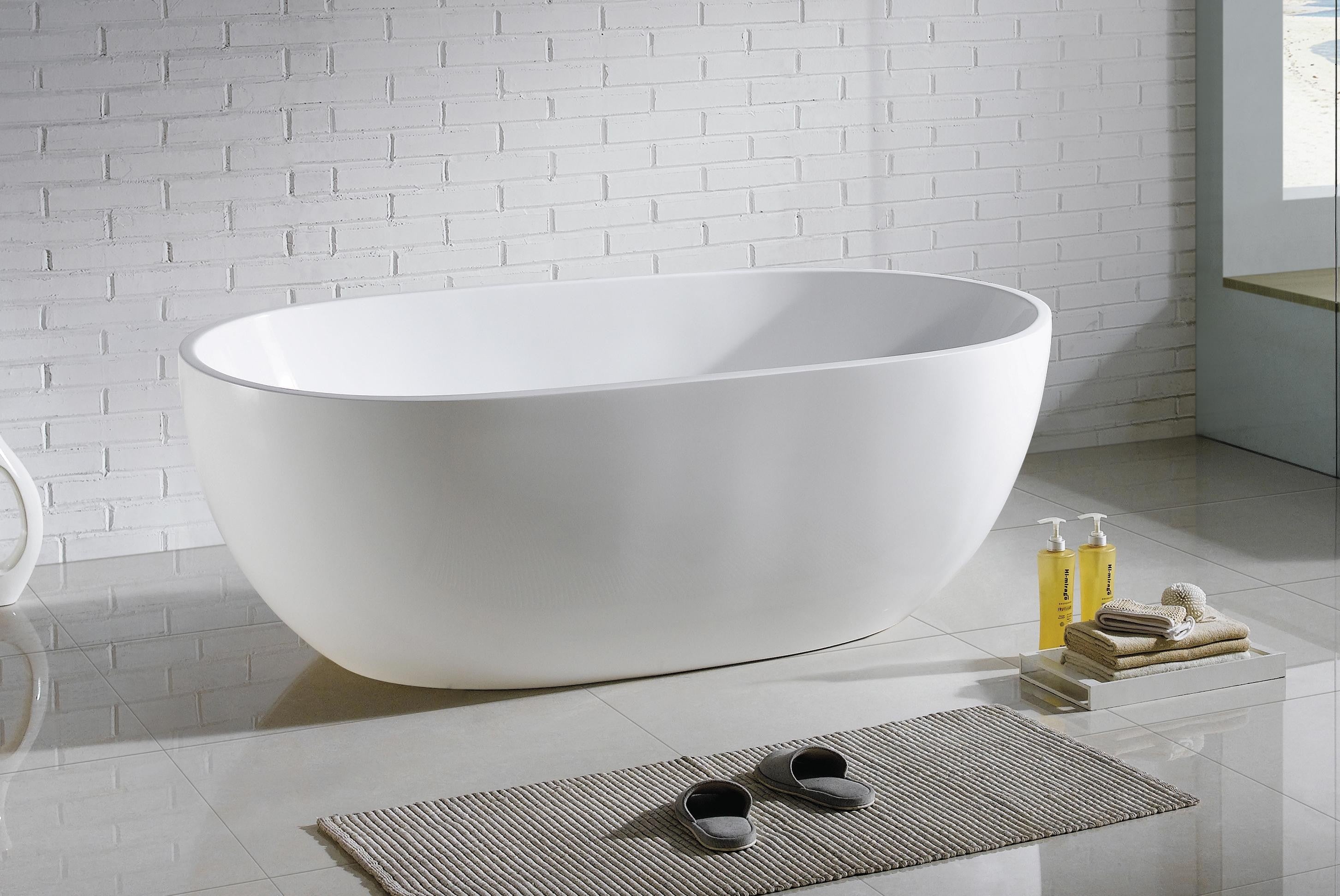 Cavona Free Standing Bathtub Non Overflow 1300-1700mm