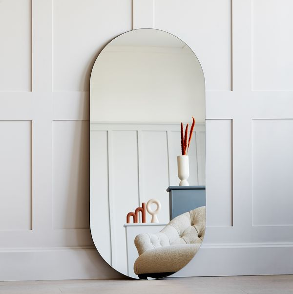 Olivia Ovan Plain Pencil Edge Mirror 450*900mm