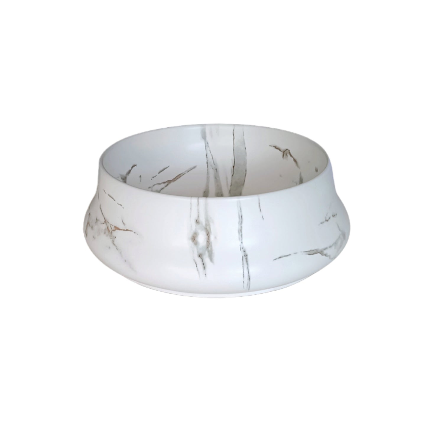 400*400*140mm Matte White Basin Carrara PA4014CRA