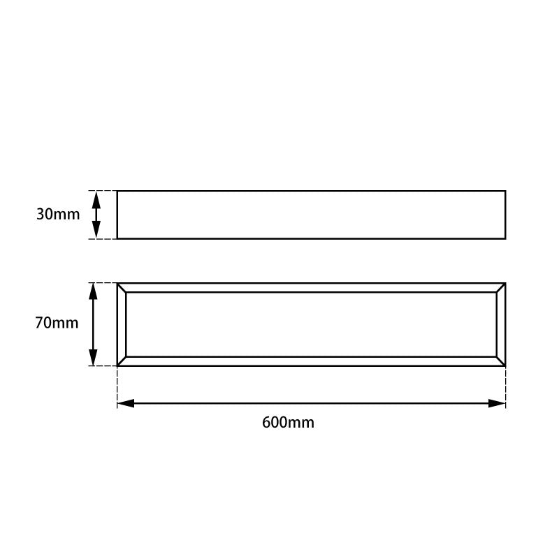 Single Towel Rail 600*70*30mm