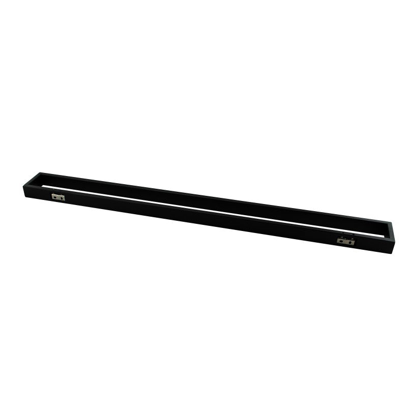 Single Towel Rail 600mm Chrome/Black