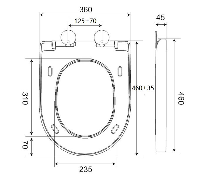 Toilet Cover Suitable For Models 032