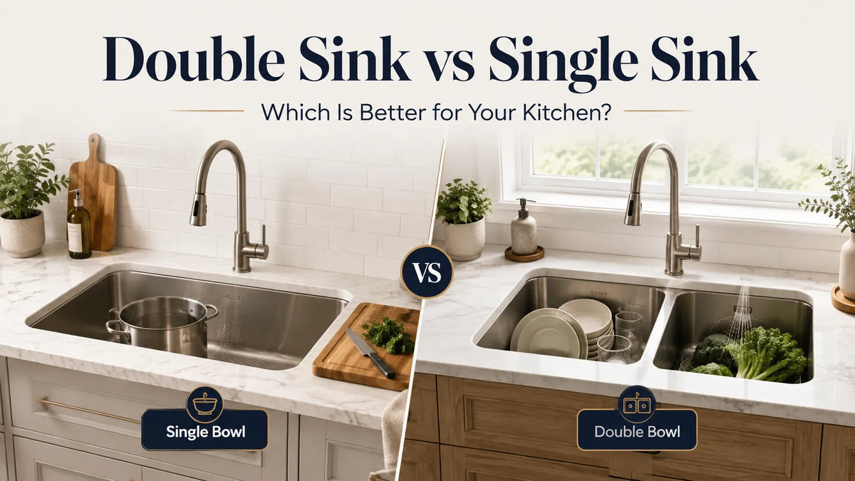 Double Sink vs Single Sink: Pros, Cons & Best Choice