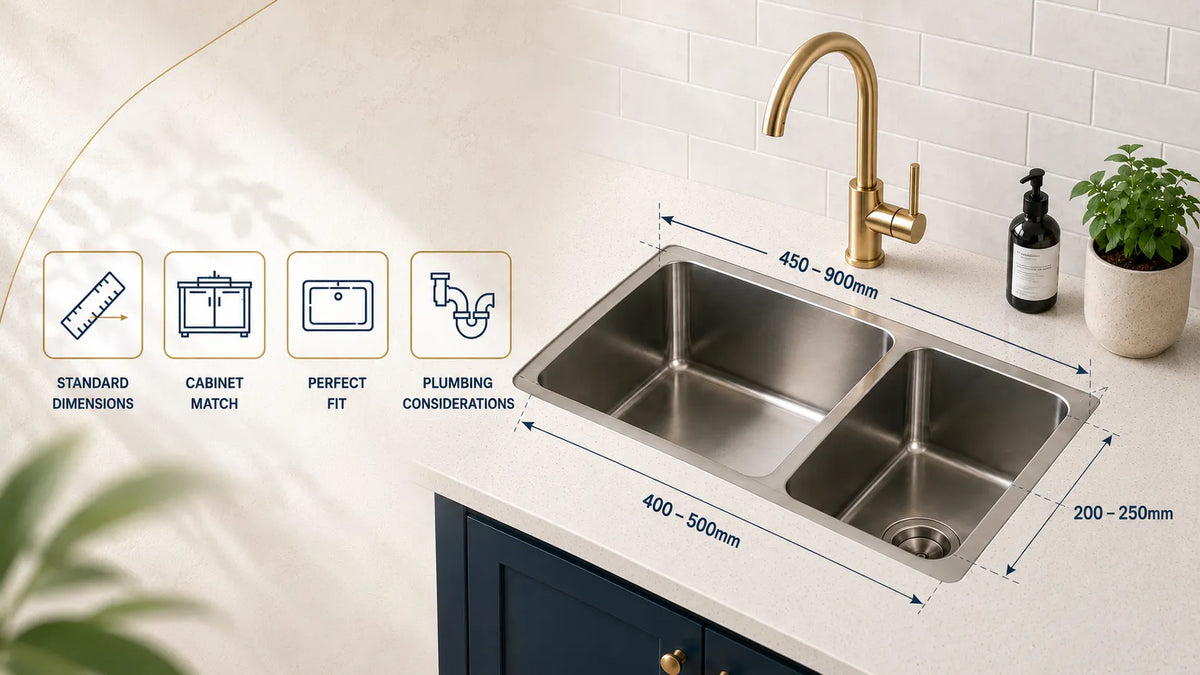 Standard Kitchen Sink Size: Australian Dimensions Guide