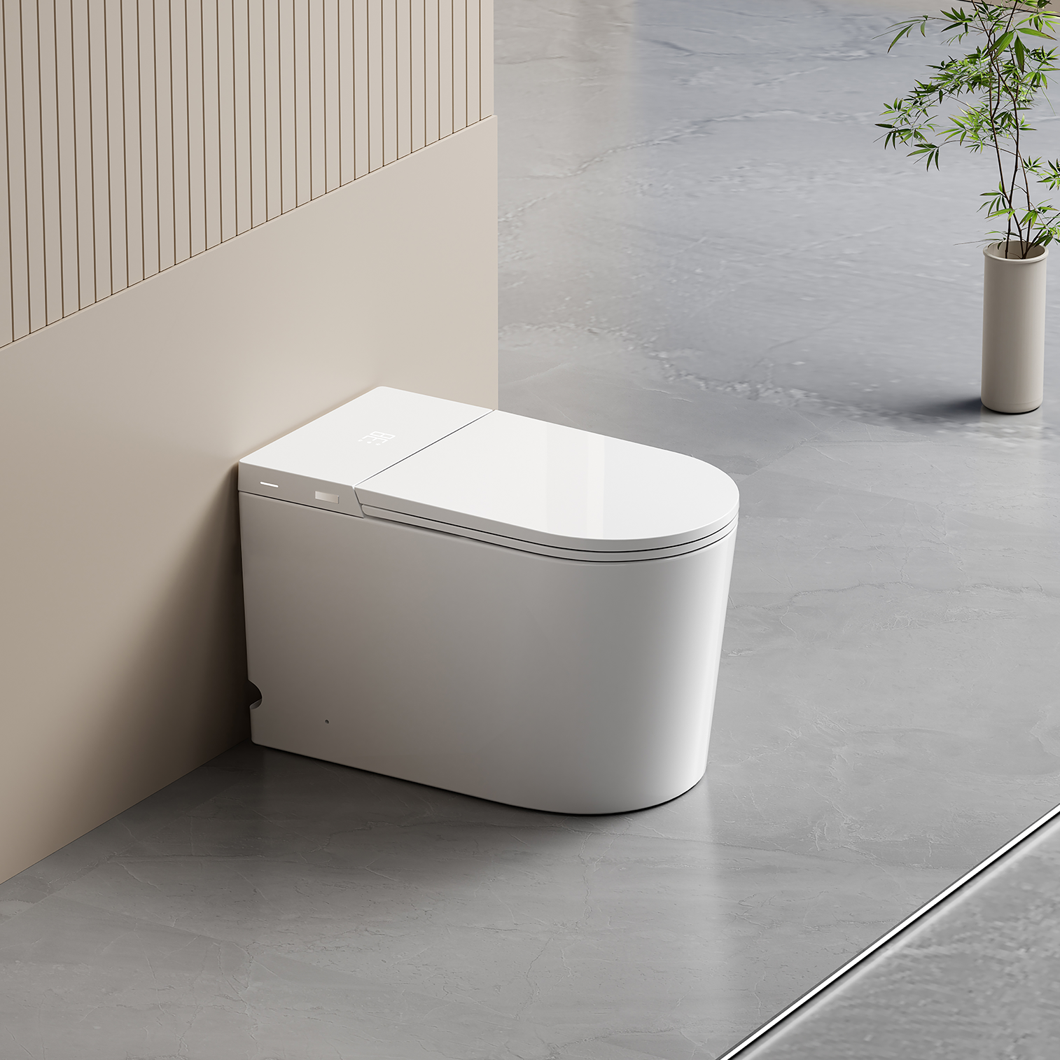 Benton Smart Bidet Toilet Seat with Dual Wash 705*390*460mm