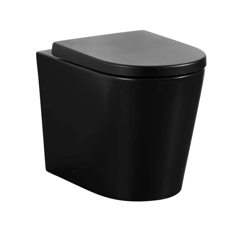 Avis Rimless  Wall Faced Floor Pan 4.5/3 Liters Dual Flush KDK102R-MW/KDK102R-MB