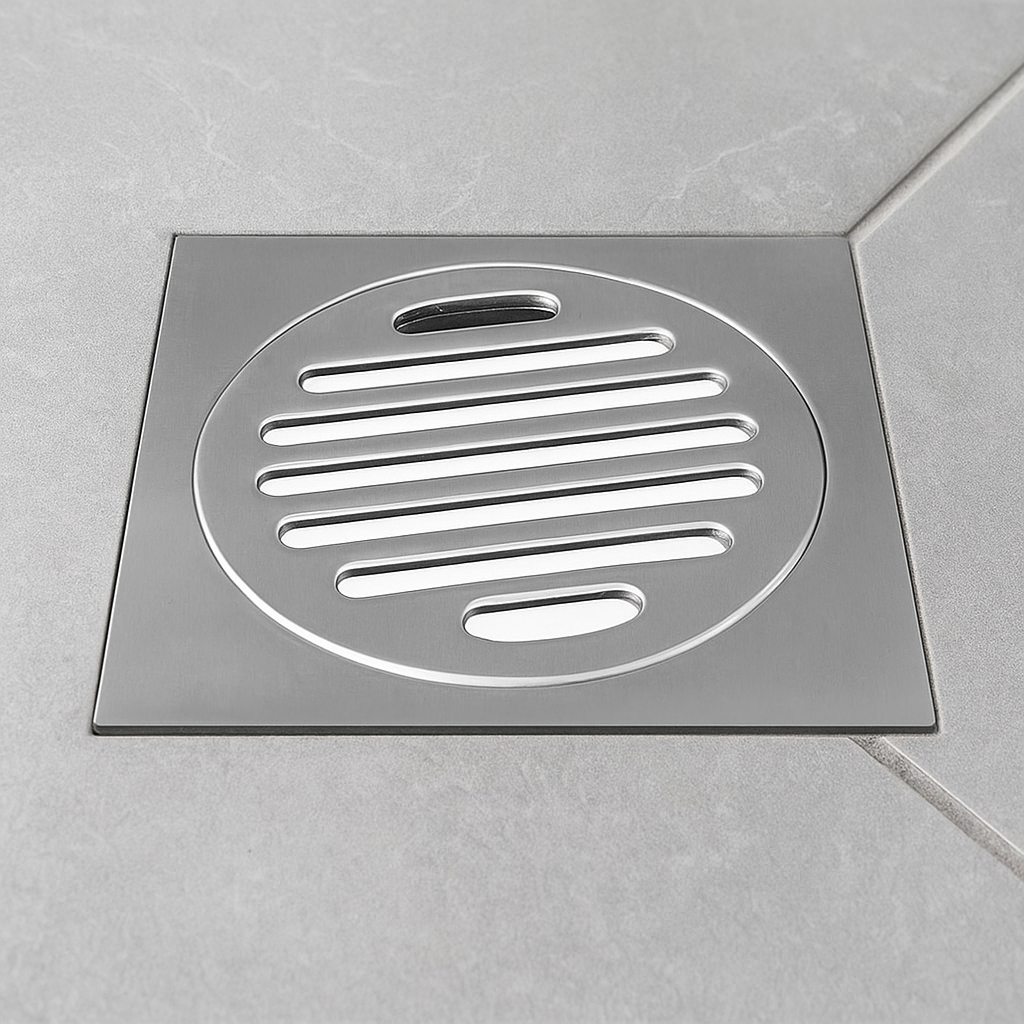 110x110mm Chrome Floor Waste